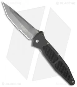 Microtech Socom Tanto Manual Knife (4" Bead Blast Serr) 4/97