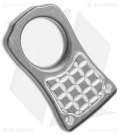 Microtech Marfione One-Finger Knuckle Paperweight (Distressed Titanium)