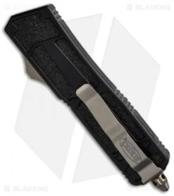 Microtech QD Scarab S/E OTF Automatic Knife Bronzed Hardware (3.5" Black) 5 Microtech QD Scarab S/E OTF Automatic Knife Bronzed Hardware (3.5" Black) -Blade HQ Shop microtech qd scarab se dlc bronzed side