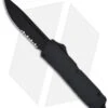 Microtech Tactical Scarab Executive OTF Automatic Knife (3.5" Serr) Sterile -Blade HQ Shop microtech scarab blk tac ser
