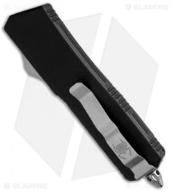 Microtech Scarab Executive S/E OTF Automatic Knife (3.5" Bead Blast) 176-7 -Blade HQ Shop microtech scarab executive 176 7 2 tone side