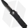 Microtech Scarab Executive OTF D/E Dagger Knife (Black SER) 109-2 -Blade HQ Shop microtech scarab executive de black ser 109 2