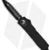 Microtech Tactical Scarab Executive OTF D/E Knife (3.5" Black Full Ser) 109-3T 2 Microtech Tactical Scarab Executive OTF D/E Knife (3.5" Black Full Ser) 109-3T -Blade HQ Shop microtech scarab executive de black tactical full serr 176 3t