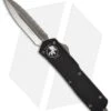 Microtech Scarab Executive OTF D/E Dagger Knife (Satin FULL SER) 109-6 -Blade HQ Shop microtech scarab executive de satin full ser 109 6 1