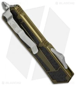 Microtech QD Scarab S/E OTF Automatic Knife OD Green (3.5" Stonewash) 178-10OD -Blade HQ Shop microtech scarab od green 178 10 od side cm