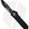 Microtech Tactical Scarab Executive OTF Automatic Knife (3.5" Serr) 107-2T -Blade HQ Shop microtech scarab se black serrated tactical 107 2t