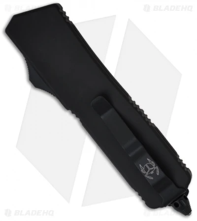 Microtech Scarab Executive Tactical OTF Tanto Knife (3.5" Black Serr) 108-3T 4 Microtech Scarab Executive Tactical OTF Tanto Knife (3.5" Black Serr) 108-3T - Image 2