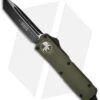 Microtech Scarab Executive Green OTF Tanto Knife (3.5" Black Plain) 108-1GR 1 Microtech Scarab Executive Green OTF Tanto Knife (3.5" Black Plain) 108-1GR -Blade HQ Shop microtech scarab te green black 108 1gr