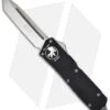 Microtech Scarab Executive OTF Knife Automatic Tanto (3.5" Satin Plain) 108-4 -Blade HQ Shop microtech scarab te satin 108 4