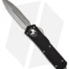 Microtech Scarab OTF Knife Executive D/E Dagger (Bead Blast PLN) 109-7 -Blade HQ Shop microtech scarb executive de bead blast 109 7
