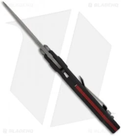 Microtech Custom Select Fire Manual Knife (3.5" Bead Blast Plain) Pre-Production 9 Microtech Custom Select Fire Manual Knife (3.5" Bead Blast Plain) Pre-Production -Blade HQ Shop microtech select fire da prototype carbon fiber inlay top red