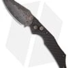 Microtech Marfione Custom Select Fire Dual Action Automatic Knife (Damascus) 1 Microtech Marfione Custom Select Fire Dual Action Automatic Knife (Damascus) -Blade HQ Shop microtech select fire da tri wing damascus cf handle fire bronzed