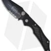 Microtech Select Fire Knife Manual Folder (3.5" Black Serr) 129-2 -Blade HQ Shop microtech sf ma black serr 129 2