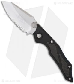 Microtech Select Fire M/A Knife Manual Folder (3.5" Stonewash Serr) 129-11