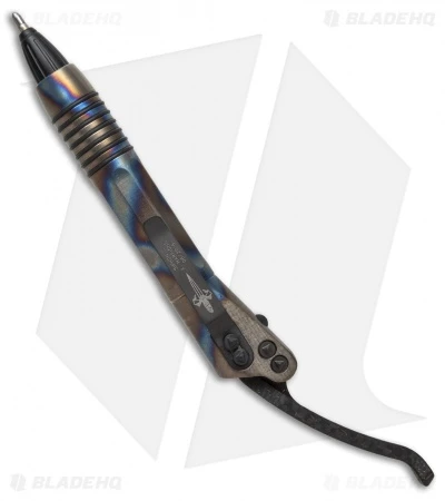 Marfione Custom Microtech Siphon II Flamed Ti W/ LSCF Lever 3 Marfione Custom Microtech Siphon II Flamed Ti W/ LSCF Lever