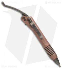 Microtech Marfione Custom Siphon II Copper Pen - Bronzed Hardware