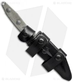 Marfione Custom Socom Alpha Clip Point Fixed Blade Green Micarta (5" Stonewash) -Blade HQ Shop microtech socom alpha green micarta sheath cm