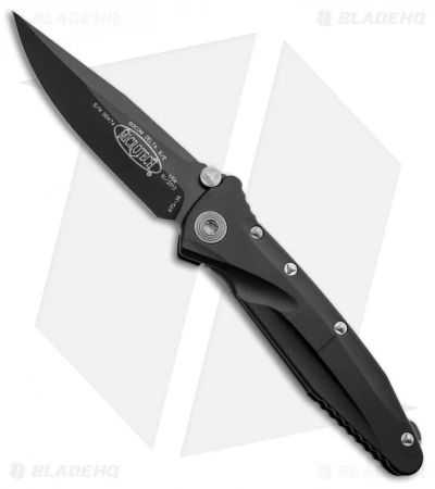 Microtech Aluminum Socom Delta S/E Folding Knife (4" Black Plain) A159-1 3 Microtech Aluminum Socom Delta S/E Folding Knife (4" Black Plain) A159-1