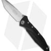 Microtech Aluminum Socom Delta Tanto Folding Knife (4" Satin Plain) A163-4 -Blade HQ Shop microtech socom delta t e standard satin a163 4