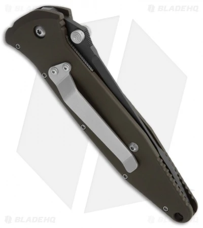 RARE Microtech Socom D/A Automatic Tanto Knife (4" Black Plain) 6/97 4 RARE Microtech Socom D/A Automatic Tanto Knife (4" Black Plain) 6/97 - Image 2