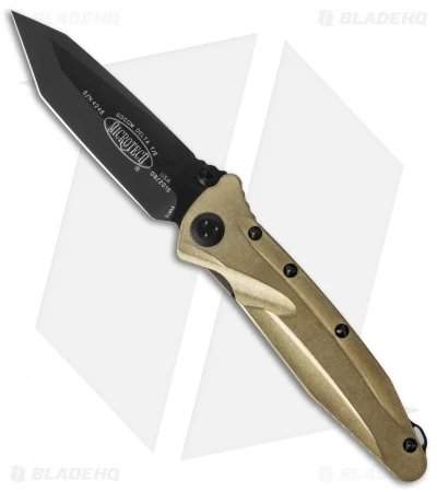 Microtech BAB Socom Delta Tanto Knife Brass (4" Black) 163-1BRT 3 Microtech BAB Socom Delta Tanto Knife Brass (4" Black) 163-1BRT