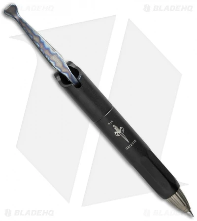 Microtech Marfione Custom Siphon Pen Black SS & Flame Ti 4 Microtech Marfione Custom Siphon Pen Black SS & Flame Ti - Image 2