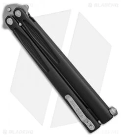 Microtech Tachyon III Balisong Butterfly Knife (4.5" Bead Blast Serr) 173-8 -Blade HQ Shop microtech tachyon 3 bali bb serr 173 8 BHQ 30341 er side