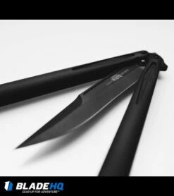 Microtech Tachyon III Balisong Butterfly Knife Tactical (4.5" Black) 173-1T 9 Microtech Tachyon III Balisong Butterfly Knife Tactical (4.5" Black) 173-1T -Blade HQ Shop microtech tachyon iii black BHQ 30339 dl