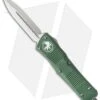 Microtech Troodon D/E OTF Automatic Knife Green (3" Satin) 138-4OD -Blade HQ Shop microtech troodon 138 4od