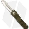 Microtech Troodon D/E OTF Automatic Knife Green (3" Stonewash Serr) 138-11GR -Blade HQ Shop microtech troodon de green stonewash serr 138 11gr
