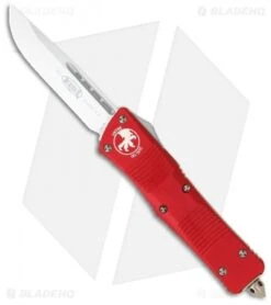 Microtech Troodon S/E OTF Automatic Knife Red (3" Satin) 139-4RD