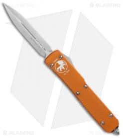 Microtech Ultratech D/E OTF Automatic Knife Orange (3.4" Satin) 122-4OR