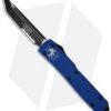 Microtech Ultratech Knife Blue T/E OTF Automatic (3.44" Black Serr) 123-2BL -Blade HQ Shop microtech ultratech te blue black serr 123 2bl bhq 9275 jr