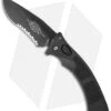 Microtech Amphibian Automatic Knife (3.5" Black Serr) 08/2002 -Blade HQ Shop microtech used amphibian black serr 08 2 cm