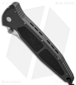 Microtech Mini Socom Tanto Manual Knife (3.25" Bead Blast Serr) 11/1999 -Blade HQ Shop microtech used mini socom black 11 1999 bottom cm