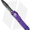 Microtech UTX-70 D/A OTF D/E Automatic Knife Purple (2.4" Black Serr) 147-2PU -Blade HQ Shop microtech utx 70 147 2 pu bhq 36252 cm