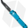 Microtech UTX-70 Tanto OTF Automatic Knife Turquoise (2.4" Black) 149-1TQ 1 Microtech UTX-70 Tanto OTF Automatic Knife Turquoise (2.4" Black) 149-1TQ -Blade HQ Shop microtech utx 70 149 1 tq bhq 36212 cm