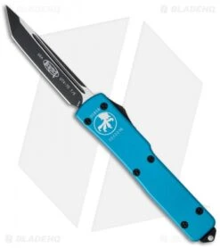Microtech UTX-70 Tanto OTF Automatic Knife Turquoise (2.4" Black) 149-1TQ