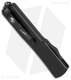 Microtech UTX-70 Tanto OTF Automatic Knife Black (2.4" Damascus) -Blade HQ Shop microtech utx 70 damascus 149 16 side cm