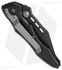 Microtech Vector Manual Knife (3.125" Black Serr) 08/1999 -Blade HQ Shop microtech vector 08 1999 side cm