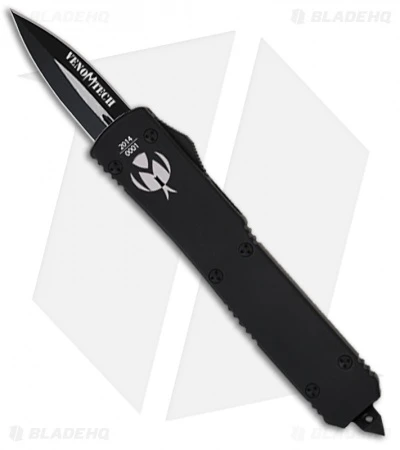 Microtech Venomtech OTF Automatic Knife Tactical (5.5" Black Full Serr) VT-3T 4 Microtech Venomtech OTF Automatic Knife Tactical (5.5" Black Full Serr) VT-3T - Image 2