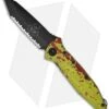 Microtech Socom Delta Zombie Green Tanto Knife (4" Black Full Serr) 163-3Z 2 Microtech Socom Delta Zombie Green Tanto Knife (4" Black Full Serr) 163-3Z -Blade HQ Shop microtech zombie delta te black full serr 163 3z