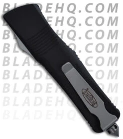 Microtech Troodon D/E OTF Automatic Knife (3" Bead Blast Full Serr) 138-9 -Blade HQ Shop microtech troodon 139 back 1