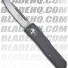 Microtech Dark Grey UTX-85 D/A OTF Automatic Knife (Satin PLN) -Blade HQ Shop microtech utx85 grey satin plain