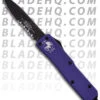 Microtech Purple UTX-85 D/A OTF Automatic Knife (Black SER) 125-2P 2 Microtech Purple UTX-85 D/A OTF Automatic Knife (Black SER) 125-2P -Blade HQ Shop microtech utx85 purple serrated 125 2P