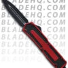 Microtech Red Scarab Double Edge OTF Knife (Black / PLN) 110-1R 2 Microtech Red Scarab Double Edge OTF Knife (Black / PLN) 110-1R -Blade HQ Shop microtechscarabredblackplainoct10