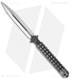 Microtech A.D.O. Knife D/E Fixed Blade (4.5" Two-Tone Full Serr) 115-3LE Limited